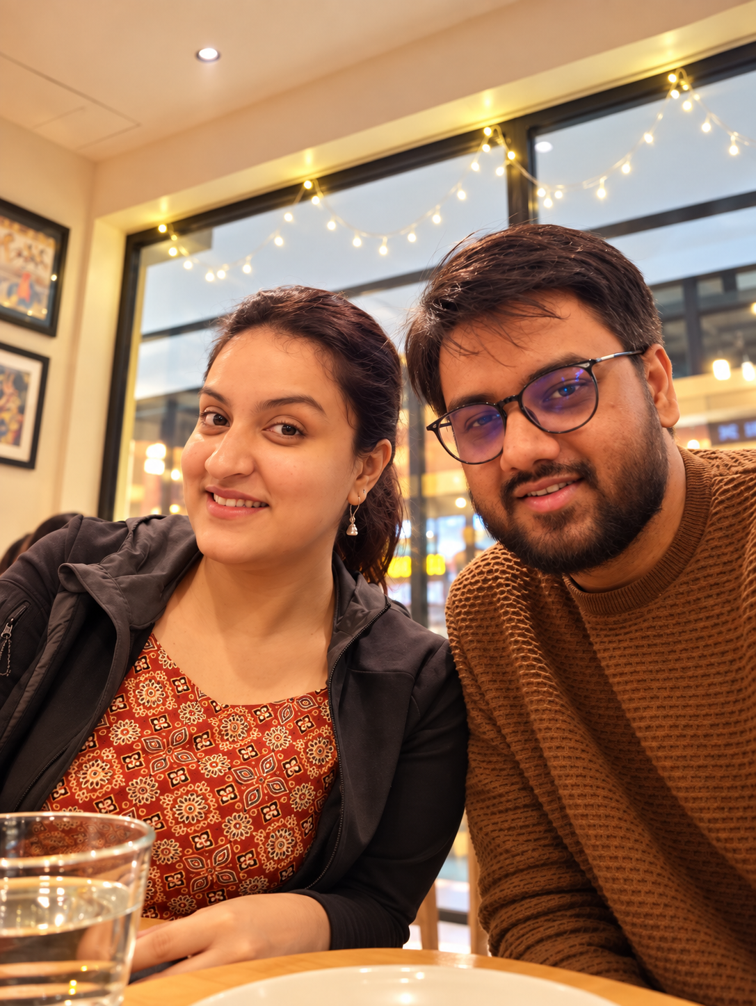 Divya and Tushar together