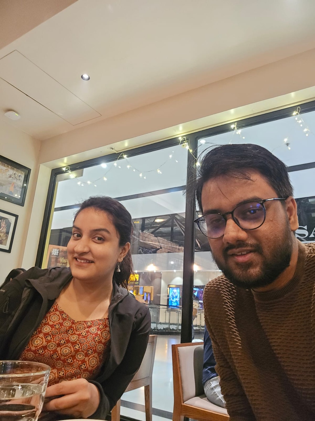 Divya and Tushar together