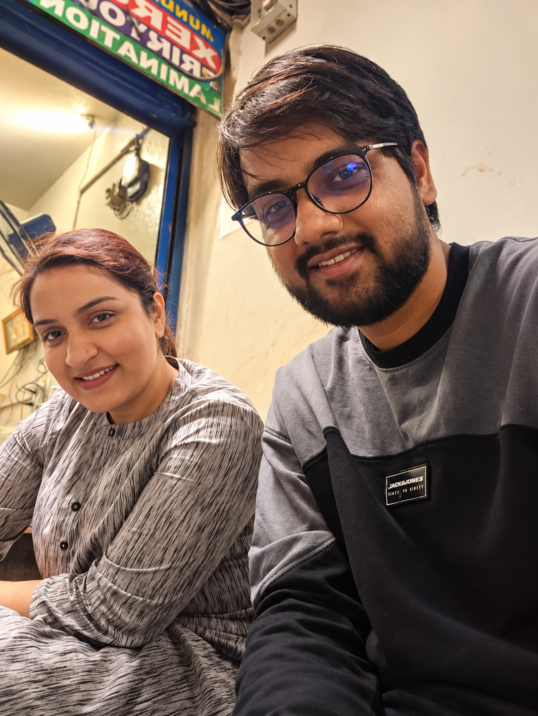 Divya and Tushar together