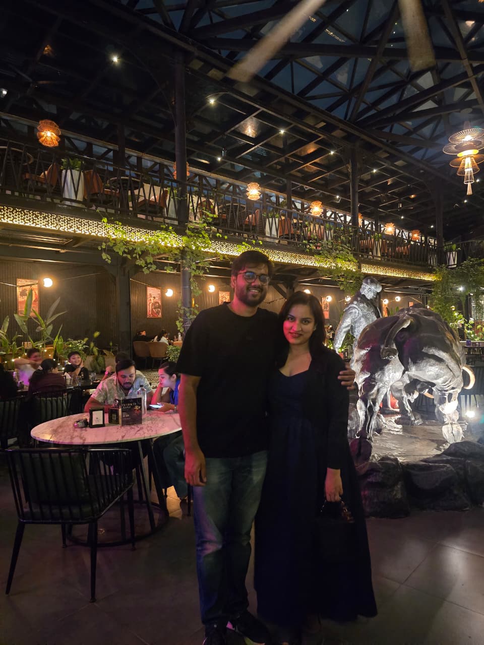 Divya and Tushar together