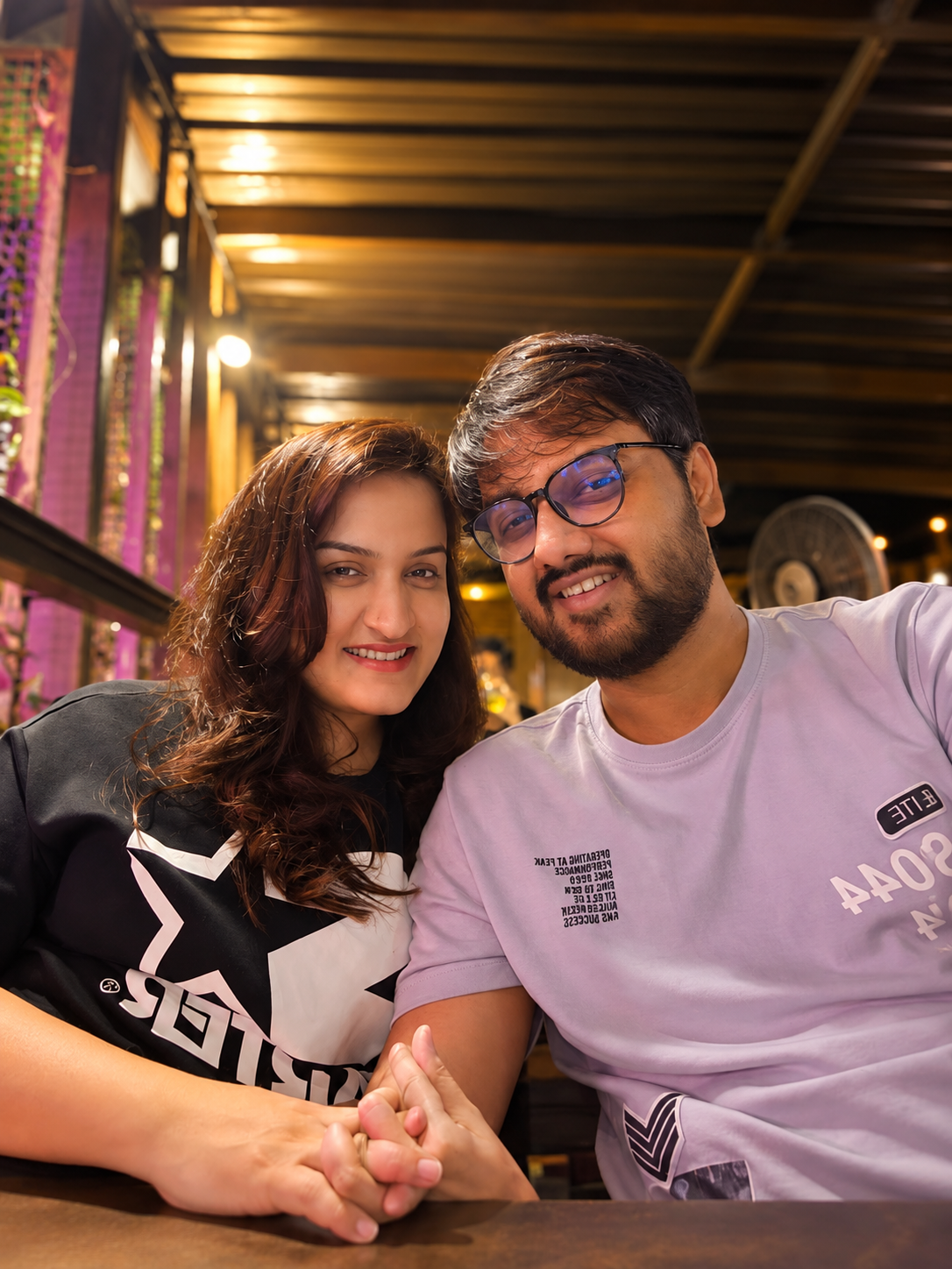 Divya and Tushar together