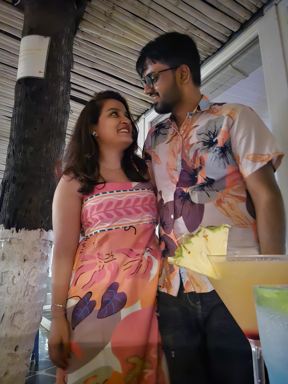 Divya and Tushar together